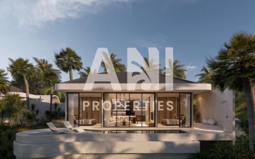 Japandi Inspired 2-Bedroom Villa in Mas