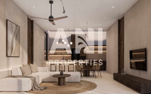 Japandi Inspired 2-Bedroom Villa in Mas
