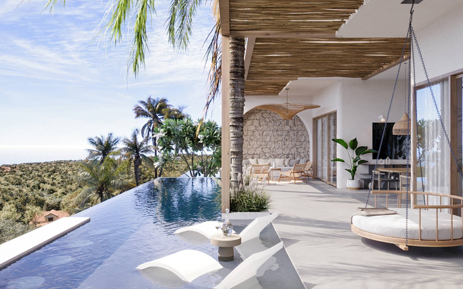 4 Bedroom Luxury Villa with Ocean & Mt Agung Views