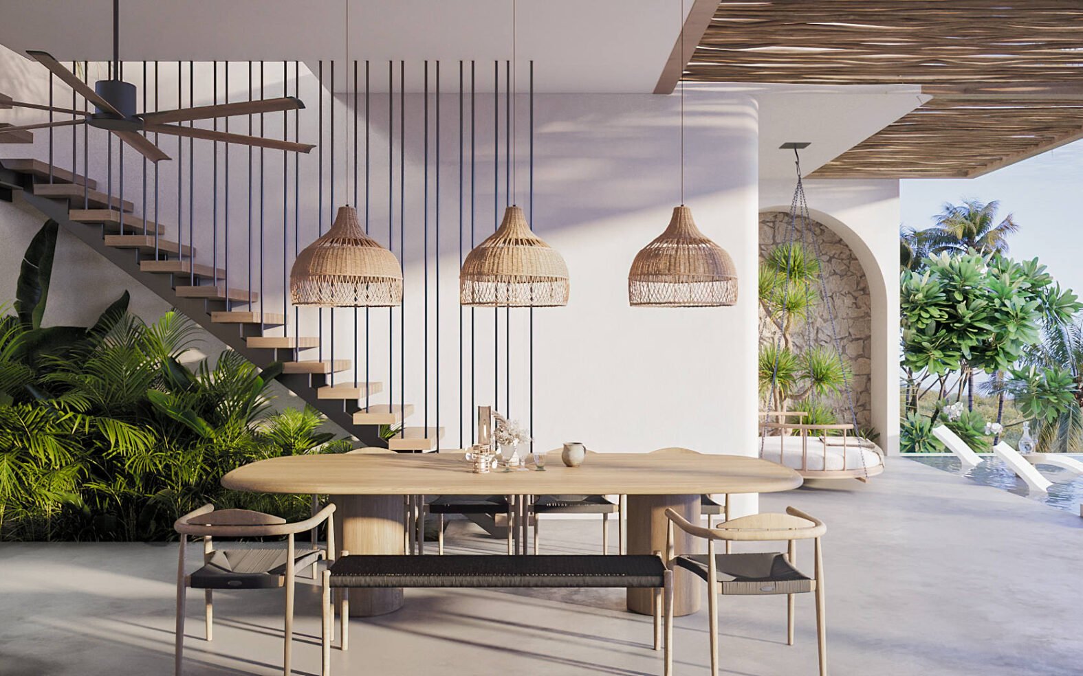 4 Bedroom Luxury Villa with Ocean & Mt Agung Views