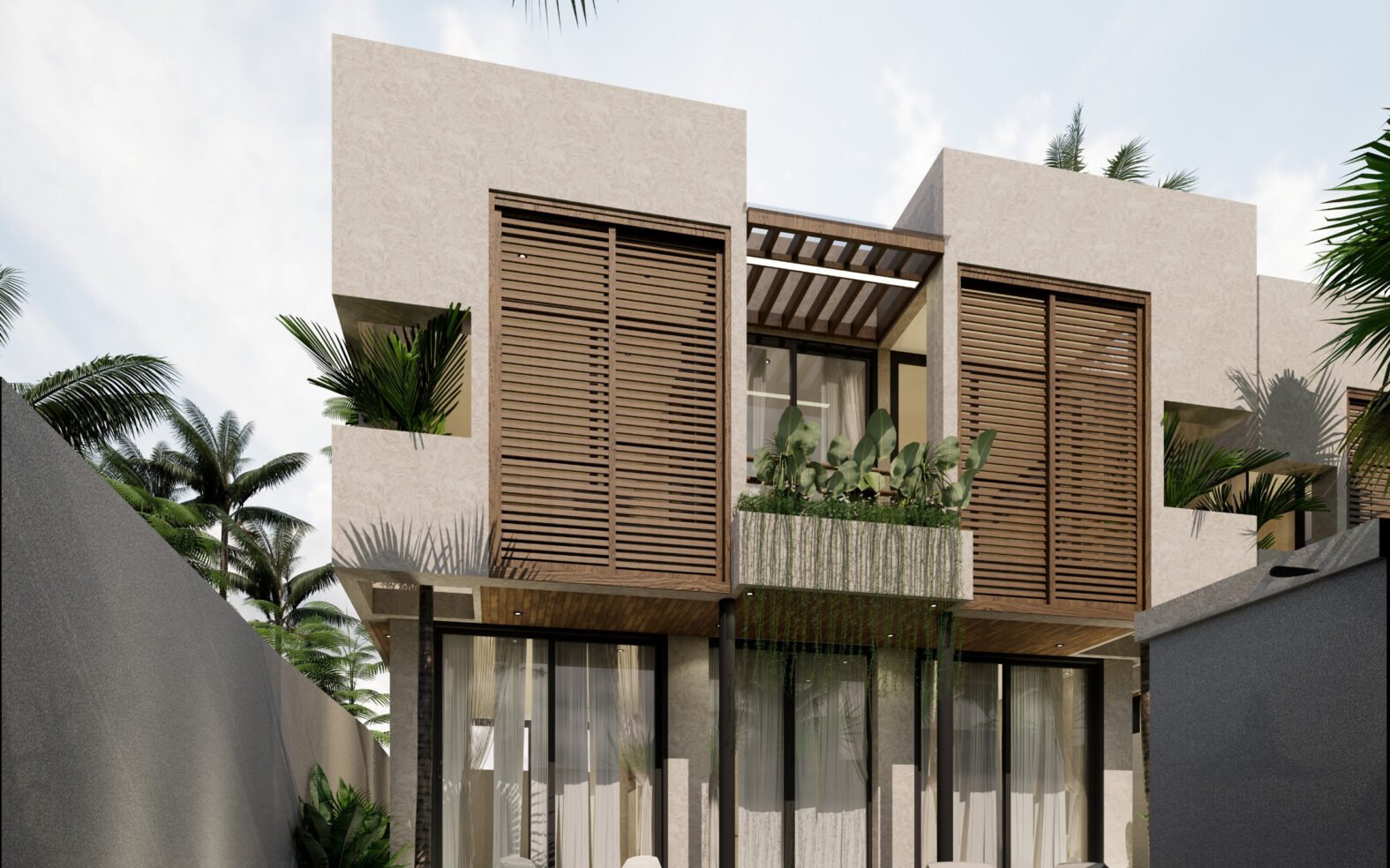 2 Bedroom Modern Luxurious Tropical Villa in Bingin