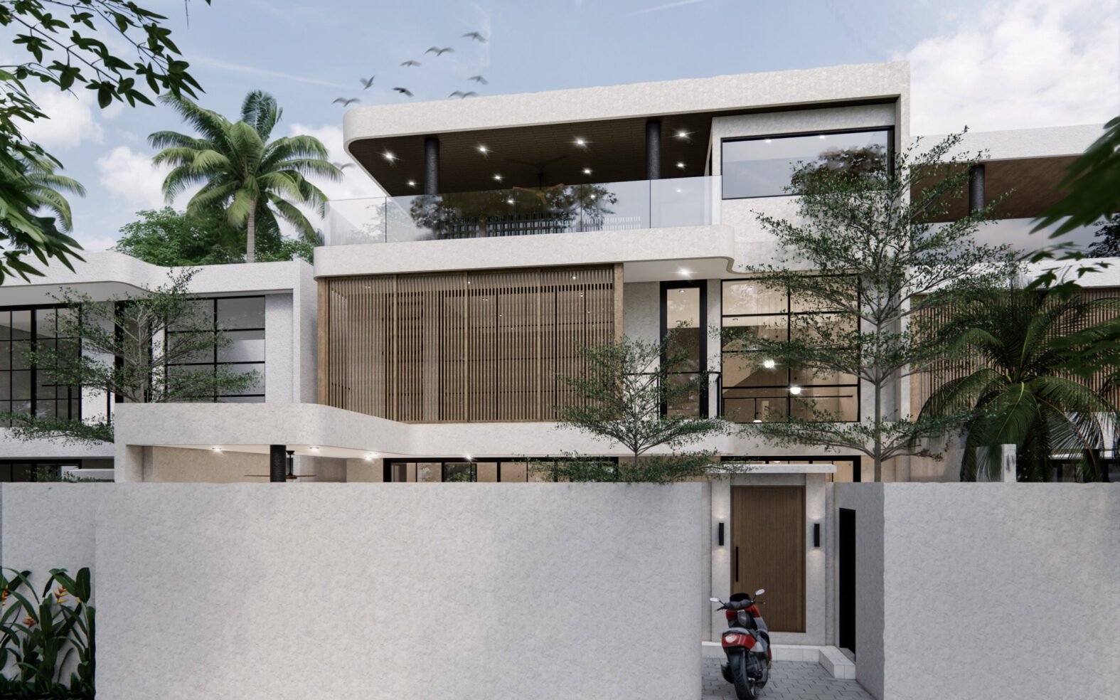 1 Bedroom Villa with Rooftop Ocean Views in Nunggalan