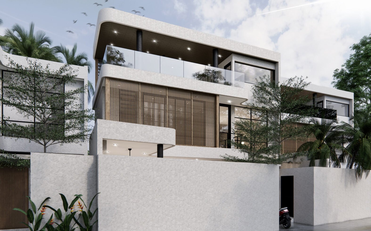 1 Bedroom Villa with Rooftop Ocean Views in Nunggalan