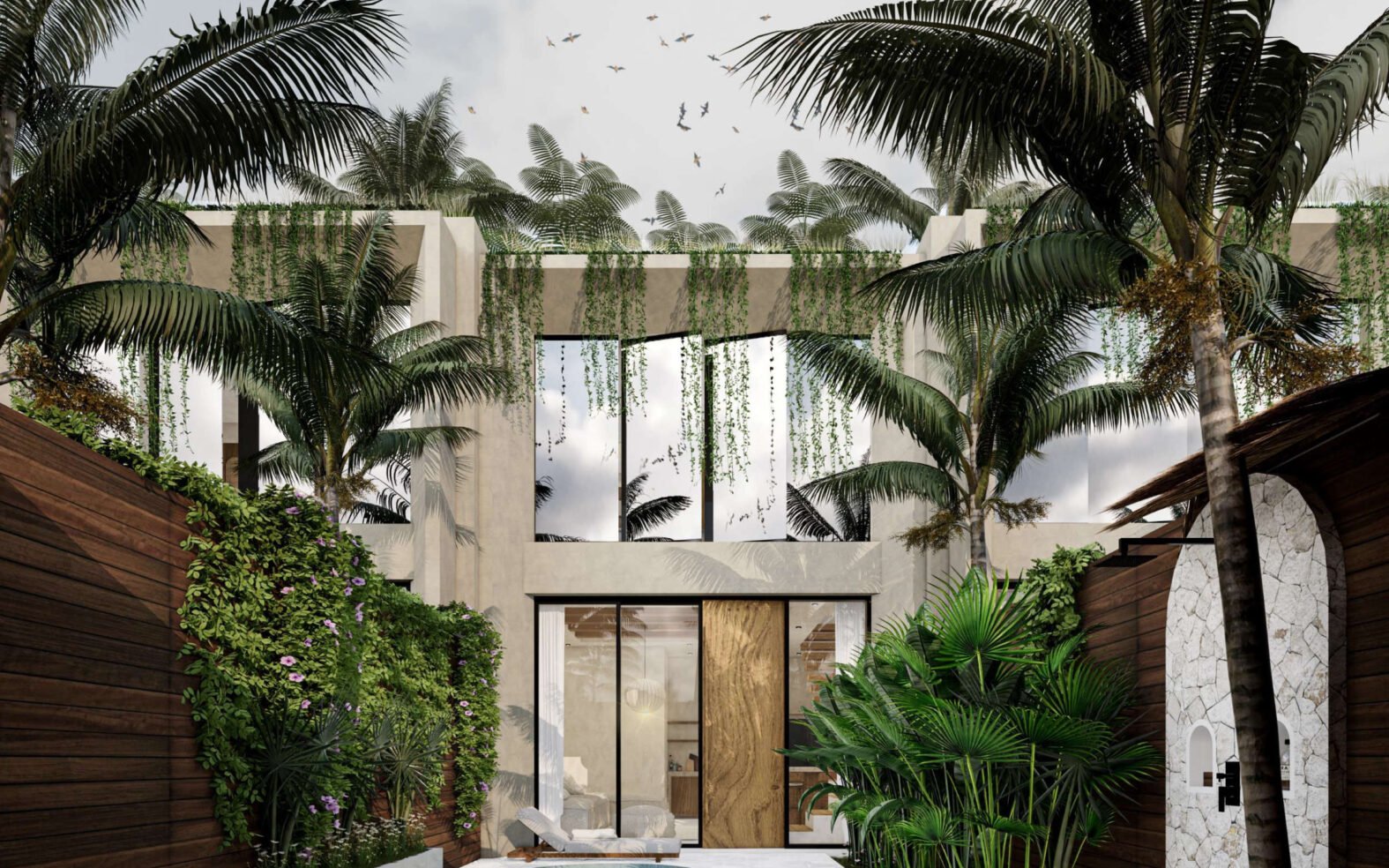 1 Bedroom Modern Tropical Villa in Bingin