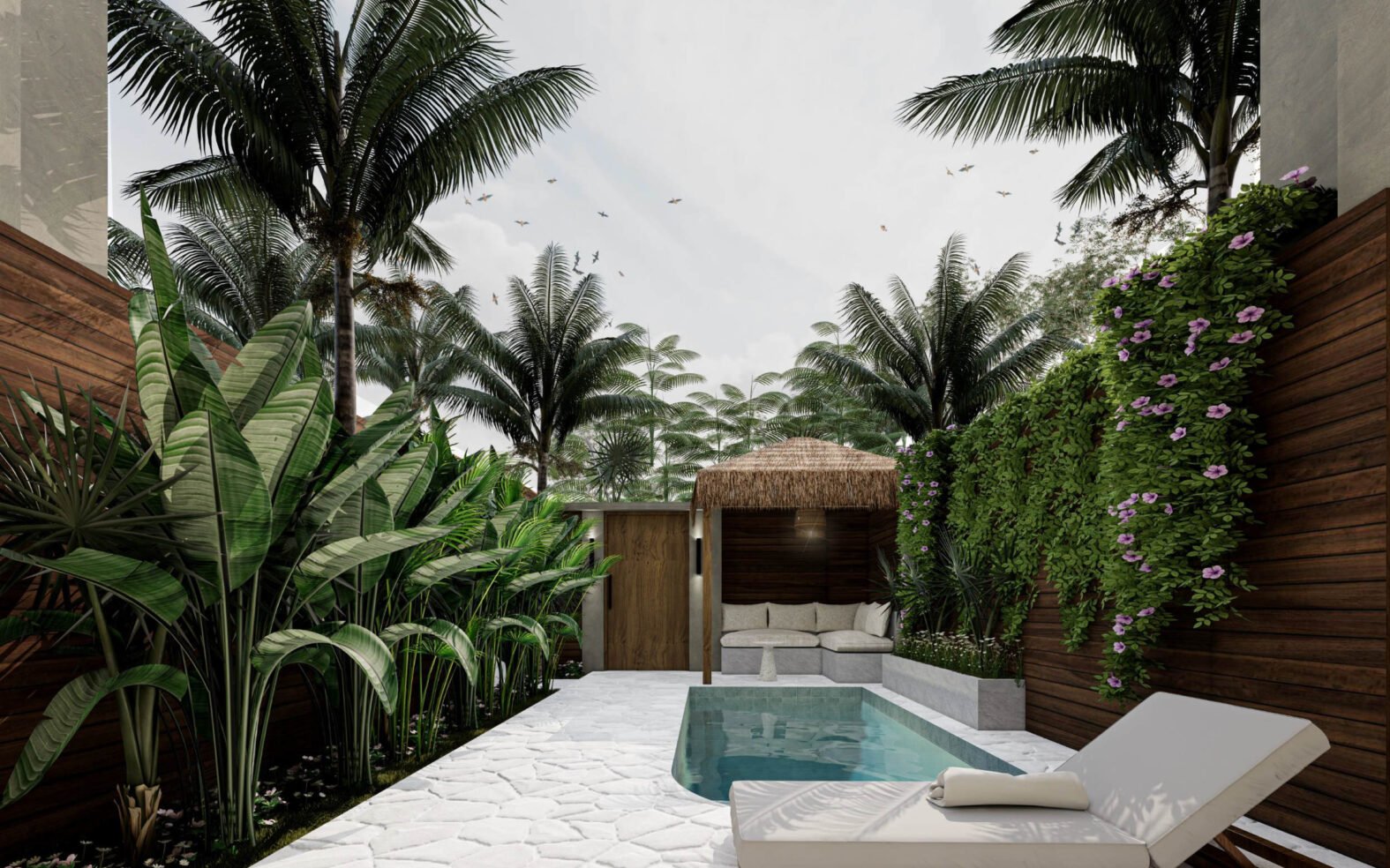 1 Bedroom Modern Tropical Villa in Bingin